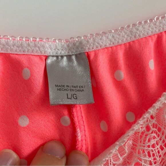 Victoria secret Barbie pink polka dots matching shorts - Picture 2 of 5